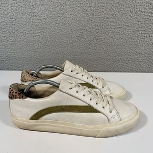 Madewell‎ MWL Sidewalk Low Top Sneakers Womens Size 7.5 White Leather
